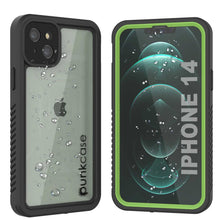 Load image into Gallery viewer, iPhone 14  Waterproof Case, Punkcase [Extreme Series] Armor Cover W/ Built In Screen Protector [Light Green]
