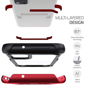 Galaxy S20 Plus Military Grade Aluminum Case | Atomic Slim Series [Red]