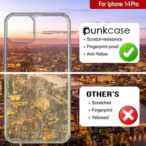 iPhone 14 Pro Case Punkcase® LUCID 2.0 Clear Series Series w/ SHIELD Screen Protector | Ultra Fit