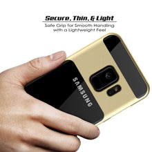 Load image into Gallery viewer, Galaxy S9 Case, PUNKcase [LUCID 3.0 Series] [Slim Fit] Armor Cover w/ Integrated Screen Protector [Gold]
