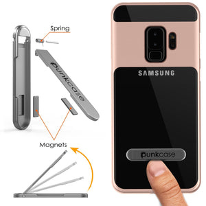 Galaxy S9+ Plus Case Punkcase Lucid 3.0 Series [Slim Fit] Rose Gold Armor Cover