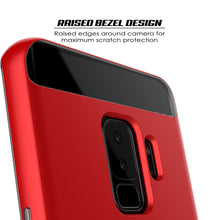 Load image into Gallery viewer, Galaxy S9+ Plus Case Punkcase Lucid 3.0 Series [Slim Fit] Red Armor Cover
