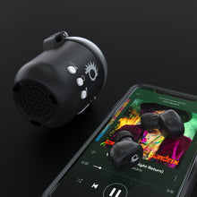 Load image into Gallery viewer, PunkBuds Capsule True Wireless Bluetooth Earbuds W/Noise Cancelling Mic IP67 Black Fast Charger Case
