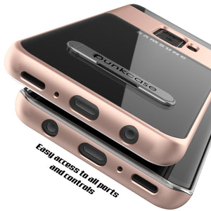 Galaxy S9+ Plus Case Punkcase Lucid 3.0 Series [Slim Fit] Rose Gold Armor Cover