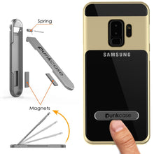 Load image into Gallery viewer, Galaxy S9+ Plus Case, PUNKcase [LUCID 3.0 Series] [Slim Fit] Armor Cover w/ Integrated Screen Protector [Gold]
