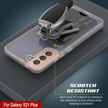 Load image into Gallery viewer, Galaxy S24 Plus Card Holder Case [Crystal CardSlot Series] [Slim Fit] [Grey]

