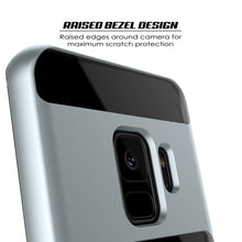 Load image into Gallery viewer, Galaxy S9 Case, PUNKcase [LUCID 3.0 Series] [Slim Fit] Armor Cover w/ Integrated Screen Protector [Silver]

