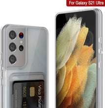 Load image into Gallery viewer, Galaxy S24 Ultra Card Holder Case [Crystal CardSlot Series] [Slim Fit] [Clear]
