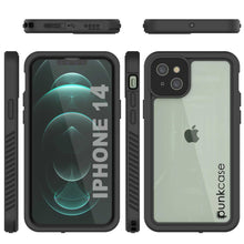 Load image into Gallery viewer, iPhone 14  Waterproof Case, Punkcase [Extreme Series] Armor Cover W/ Built In Screen Protector [Black]
