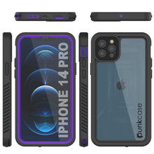 Load image into Gallery viewer, iPhone 14 Pro Waterproof Case, Punkcase [Extreme Series] Armor Cover W/ Built In Screen Protector [Purple]
