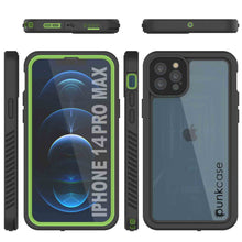 Load image into Gallery viewer, Products iPhone 14 Pro Max Waterproof Case, Punkcase [Extreme Series] Armor Cover W/ Built In Screen Protector [Light Green]
