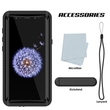 Load image into Gallery viewer, Galaxy S9 Waterproof Case, Punkcase [Extreme Series] [Slim Fit] Armor Cover [Black]
