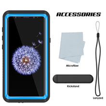Load image into Gallery viewer, Galaxy S9 Waterproof Case, Punkcase [Extreme Series] [Slim Fit] Armor Cover [Light Blue]
