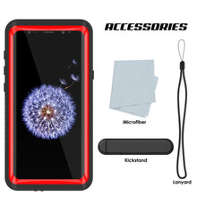 Load image into Gallery viewer, Galaxy S9 PLUS Waterproof Case, Punkcase [Extreme Series] [Slim Fit] Armor Cover [Red]
