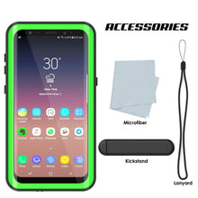 Load image into Gallery viewer, Galaxy S9 Plus Waterproof Case PunkCase StudStar Light Green Thin 6.6ft Underwater IP68 ShockProof
