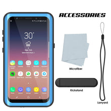 Load image into Gallery viewer, Galaxy S9 Plus Waterproof Case PunkCase StudStar Light Blue Thin 6.6ft Underwater IP68 ShockProof
