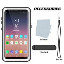Load image into Gallery viewer, Galaxy S9 Plus Waterproof Case, Punkcase StudStar White Thin 6.6ft Underwater IP68 Shock/Snow Proof

