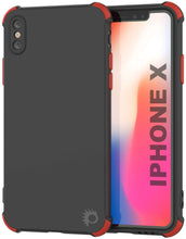 Load image into Gallery viewer, Punkcase Protective &amp; Lightweight TPU Case [Sunshine Series] for iPhone X [Black]
