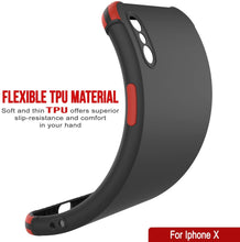 Load image into Gallery viewer, Punkcase Protective &amp; Lightweight TPU Case [Sunshine Series] for iPhone X [Black]
