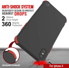 Load image into Gallery viewer, Punkcase Protective &amp; Lightweight TPU Case [Sunshine Series] for iPhone X [Black]

