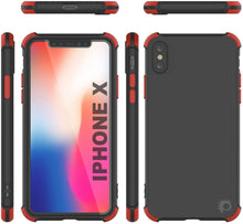 Load image into Gallery viewer, Punkcase Protective &amp; Lightweight TPU Case [Sunshine Series] for iPhone X [Black]
