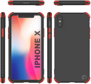 Punkcase Protective & Lightweight TPU Case [Sunshine Series] for iPhone X [Black]