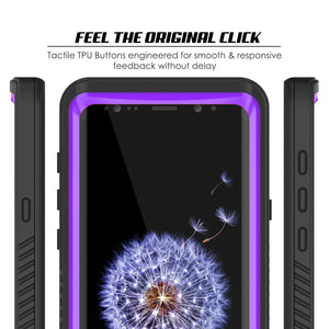 Galaxy S9 PLUS Waterproof Case, Punkcase [Extreme Series] Armor Cover [Purple]