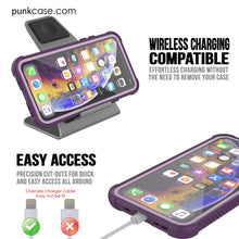 Load image into Gallery viewer, PunkCase iPhone 11 Case, [Spartan Series] Clear Rugged Heavy Duty Cover W/Built in Screen Protector [Black]
