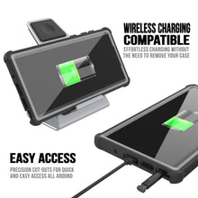 Load image into Gallery viewer, Punkcase Galaxy Note 10 Case, [Spartan Series] Black Rugged Heavy Duty Cover W/Built in Screen Protector
