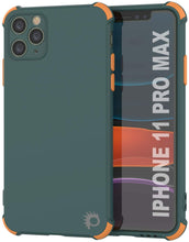 Load image into Gallery viewer, Punkcase Protective &amp; Lightweight TPU Case [Sunshine Series] for iPhone 11 Pro Max [Dark Green]
