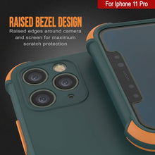 Load image into Gallery viewer, Punkcase Protective &amp; Lightweight TPU Case [Sunshine Series] for iPhone 11 Pro [Dark Green]
