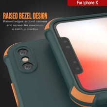 Load image into Gallery viewer, Punkcase Protective &amp; Lightweight TPU Case [Sunshine Series] for iPhone X [Dark Green]
