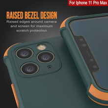 Load image into Gallery viewer, Punkcase Protective &amp; Lightweight TPU Case [Sunshine Series] for iPhone 11 Pro Max [Dark Green]
