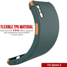 Load image into Gallery viewer, Punkcase Protective &amp; Lightweight TPU Case [Sunshine Series] for iPhone X [Dark Green]
