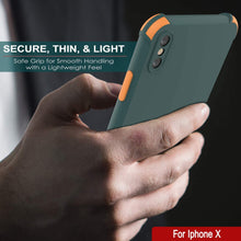 Load image into Gallery viewer, Punkcase Protective &amp; Lightweight TPU Case [Sunshine Series] for iPhone X [Dark Green]
