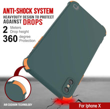 Load image into Gallery viewer, Punkcase Protective &amp; Lightweight TPU Case [Sunshine Series] for iPhone X [Dark Green]
