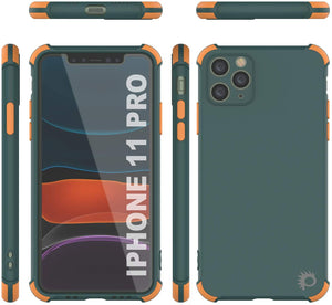 Punkcase Protective & Lightweight TPU Case [Sunshine Series] for iPhone 11 Pro [Dark Green]