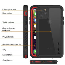 Load image into Gallery viewer, iPhone 12 Pro Waterproof Case, Punkcase [Extreme Series] Armor Cover W/ Built In Screen Protector [Red]
