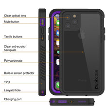 Load image into Gallery viewer, iPhone 12  Waterproof Case, Punkcase [Extreme Series] Armor Cover W/ Built In Screen Protector [Purple]
