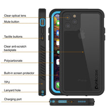 Load image into Gallery viewer, iPhone 12 Pro Waterproof Case, Punkcase [Extreme Series] Armor Cover W/ Built In Screen Protector [Light Blue]
