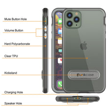 Load image into Gallery viewer, iPhone 12 Pro Max Case, PUNKcase [LUCID 3.0 Series] [Slim Fit] Protective Cover w/ Integrated Screen Protector [Grey]
