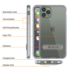 Load image into Gallery viewer, iPhone 12 Pro Case, PUNKcase [LUCID 3.0 Series] [Slim Fit] Protective Cover w/ Integrated Screen Protector [Silver]
