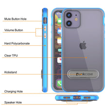 Load image into Gallery viewer, iPhone 12 Case, PUNKcase [LUCID 3.0 Series] [Slim Fit] Protective Cover w/ Integrated Screen Protector [Blue]
