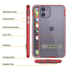 Load image into Gallery viewer, iPhone 12 Case, PUNKcase [LUCID 3.0 Series] [Slim Fit] Protective Cover w/ Integrated Screen Protector [Red]
