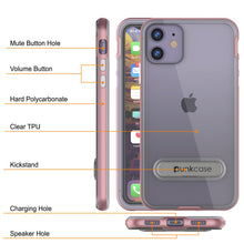 Load image into Gallery viewer, iPhone 12 Case, PUNKcase [LUCID 3.0 Series] [Slim Fit] Protective Cover w/ Integrated Screen Protector [Rose Gold]

