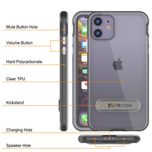 Load image into Gallery viewer, iPhone 12 Mini Case, PUNKcase [LUCID 3.0 Series] [Slim Fit] Protective Cover w/ Integrated Screen Protector [Grey]
