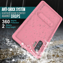 Load image into Gallery viewer, PunkCase Galaxy Note 10 Waterproof Case, [KickStud Series] Armor Cover [Pink]
