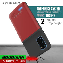 Load image into Gallery viewer, PunkJuice S20+ Plus Battery Case Red - Fast Charging Power Juice Bank with 6000mAh
