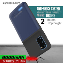 Load image into Gallery viewer, PunkJuice S20+ Plus Battery Case All Blue - Fast Charging Power Juice Bank with 6000mAh

