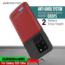 Load image into Gallery viewer, PunkJuice S20 Ultra Battery Case Red - Fast Charging Power Juice Bank with 6000mAh
